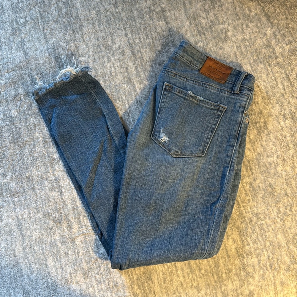 Lucky Brand Distressed Ava Skinny Jeans